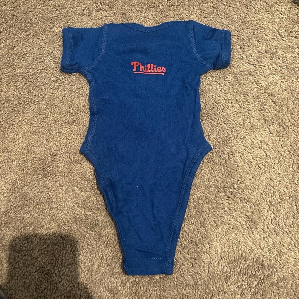 Phillies Blue Kids One Piece
